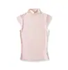 Nueva camiseta de verano estilo americano para mujer, de cuello semi-alto, manga corta, picante, top corto tipo tank top, entallado a la cintura, corte slim, top ajustado que realza la figura