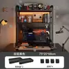 Estante de Grade Porta-Objetos de Mesa Prateleira de Ferro Multicamadas para Desktop Mesa de Computador para Estudante Painel de Cavilhas para Mesa