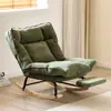 2025 Nova Poltrona Individual Cadeira de Balanço Preguiçosa para Sala de Estar Cadeira de Descanso Cadeira de Balanço para Adultos Cadeira de Lazer para Varanda e Casa