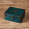 Caja de Madera Estilo Chino con Personaje Feliz Caja de Joyería Vintage Caja de Madera Vestido Antiguo Atrezo para Cine y Televisión Caja de Tocador de Dote Caja de Almacenamiento Antigua