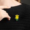 Broche de Rosa de Dibujos Animados, Pin de Caballo, Broche, Estuche para Bolígrafos de Flor de Rosa, Decoración para Bolsos de Ropa, Accesorios de Insignia de Aleación