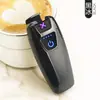 Encendedor táctil LCD inteligente de inducción de doble arco con carga USB, soporte metálico a prueba de viento, láser, venta al por mayor