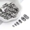 50 piezas de hebilla de cintura de cuentas de acero inoxidable, hebilla de cintura de cerdo, hebilla de cadena de cuentas, hebilla de collar, pulsera, hebilla de conexión, accesorios de joyería DIY