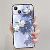 Adequado para iPhone15 nova pintura a tinta flores linda capa de celular