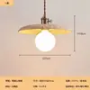 Lámpara colgante vintage para mesita de noche, color crema, estilo japonés wabi-sabi, lámpara colgante retro de travertino amarillo para recibidor, pasillo, comedor