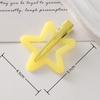 Pinza de Pato de Color Gelatina de Estrella Pinza Básica Versátil Pinza de Maquillaje Pinza para Mechones Sueltos Accesorios para el Cabello de Niña Dulce Tocado Nuevo