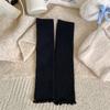 Perneiras de Lã Lisas com Costura, Emagrecedoras, Versáteis para Outono e Inverno