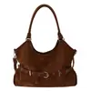 Bolsa de Motocicleta de Nicho Estilo Coreano para Mujer, Bolso Tote Dulce-Cool de Moda, Nuevo Modelo 2026, Bolso de Mano de Gran Capacidad para Viajes Diarios