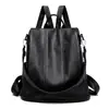 Mochila para Mulheres, Moda Estilo Coreano 2026 Novo Modelo, Bolsa Versátil de Couro de Vaca para Mulheres, Mochila Multifuncional Antifurto de Couro Macio