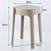 Banco de Plástico para el Hogar Apilable Banco Ciclón Simple Sala de Estar Mesa de Comedor Banco Redondo Portátil Banco Molino de Viento Banco Creativo