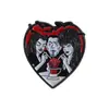 Novo Filme de Terror Sexta-Feira 13 Broche de Liga de Zinco Periférico Emblema de Personagem Personalizado em Formato de Coração Acessórios de Vestuário