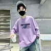 Camiseta de manga larga para niño, nuevo modelo primavera y otoño 2026, algodón puro, para niños mayores, ropa de otoño para niños, camiseta de otoño para niños