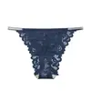 Comercio exterior transfronterizo Ropa interior europea y americana para mujer, jacquard de purpurina fina, encaje sexy, tanga invisible de tiro bajo, bragas para mujer