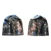 Moda Masculina Gótica Nueva Tendencia Estilo Callejero Ins Diseño Personalizado Gorro de Punto Color Block Ropa Transfronteriza Y2K
