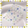 Adesivos para Unhas Florzinhas Margarida Pequena Desenho Animado Tulipa Coelho Coração Borboleta Super Fofos Decalques Estéreo 3D