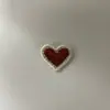 Pegatinas Bordadas de Corazón Pequeño, Pasadores para el Cabello de Niños, Accesorios de Joyería, Zapatos para Niños, Pantalones de Flores, Calcetines, Accesorios, Accesorios de Ropa