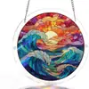 Adornos Acrílicos Navideños Creativos de Ultramar, Decoraciones de Personajes Navideños, Decoraciones para Mochilas, Manualidades para el Ambiente Festivo