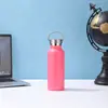 Botella Aislada de Boca Ancha Estilo Americano Doble Capa Acero Inoxidable 304 Botella de Agua Deportiva Botella de Agua para Ciclismo al Aire Libre Taza de Agua Aislada de Mano