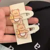 Pinza para el Cabello Oso de Mantequilla ~ Divertida de Dibujos Animados Pinza Lateral Corazón Dulce de Niña Pinza para el Flequillo Pasador Accesorio para el Cabello Tendencia