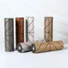 Pegatina de Pared Autoadhesiva con Patrón de Espina de Pescado 3D y Ranuras, Revestimiento de Pared Decorativo con Textura de Madera Anticolisión para Renovación de Casa de Alquiler, Pegatina de Pared de Fondo Decorativa