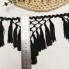 Fornecimento Direto da Fábrica de Renda com Franja Nova Feita à Mão, Renda Pequena de Bigode Triangular, Acessórios para Roupas de Dança Latina
