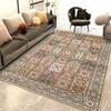 Alfombra Lavable de Imitación Cachemir TPR Transfronteriza para Sala de Estar, Alfombrilla Plegable Lavable a Máquina de Pelo Corto para Dormitorio junto a la Cama, Suministro Directo del Fabricante