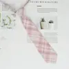 Camisa de corbata pequeña para mujer Jk Estilo universitario Suave Una cuchilla Ins japonés Chica Versátil Cuadros Sin golpe Uniforme estudiantil
