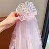 Coroa de princesa super fada infantil véu acessórios de cabelo Coroa de menina fita grampo de cabelo grampo de cabelo de menina cocar