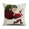 Funda de Almohada Cómoda y Amigable con la Piel Estilo Navideño Árbol de Navidad Linda para Hogar Dormitorio Oficina Respaldo Cojín de Sofá