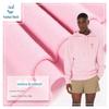 Tecido de suéter grande tipo Terry escama de peixe de poliéster semelhante a algodão 32s 300g outono e inverno tecido espesso para roupas calças de moletom tecido de suéter de poliéster