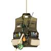 Decoração de Árvore de Natal Plana de Acrílico para Enfermagem de Fogo de Natal de Novo Produto Transfronteiriço Pingente de Chaveiro para Mochila