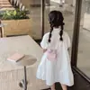 Mini Bolso de Hombro Estilo Occidental para Niños y Niñas, Lindo Bolso Cruzado para Bebé con Moño a Cuadros, Bolso Moderno de Color Sólido para Niños