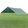 Tampa da tampa da tenda pano de camada única automática da tampa da tampa da tenda da tampa da tenda acessórios à prova de chuva Canopy revestido pano de prata engrossado
