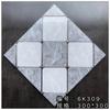 Azulejos de cristal para banheiro estilo europeu banhados a ouro 300x300 cozinha Porcelana K-gold Micro-pó Espessado Esmaltado Varanda Antiderrapante Azulejos de Piso