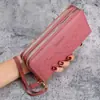 Nueva cartera larga con cremallera para mujer, monedero, bolso multifuncional para teléfono móvil, gran capacidad, tarjetero simple para múltiples tarjetas