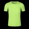Camiseta de secagem rápida Logotipo personalizado Corrida de maratona Grupo Crewneck Atividade de manga curta Camisa de publicidade Roupas de trabalho Roupas de secagem rápida