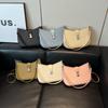 Bolso Cuadrado Pequeño para Mujer Primavera y Verano 2025 Nuevo Estilo Coreano Moderno Moda Bolso de Hombro Diseño Nicho Retro Casual Bolso de Mujer