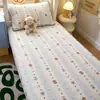 Funda Especial para Cama de Residencia Estudiantil Pieza Única 100% Algodón Protector de Cama Colchón de Algodón Puro Juego de Tres Piezas para Cama Individual de Residencia