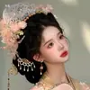 Accesorios Hanfu Corona de Cabello Estilo Hada Dinastía Song Adorno para el Cabello Impreso en 3D Corona de Flores Estilo Antiguo Sesión de Fotos Luo Shen Nuevo Accesorio para el Cabello para Mujeres