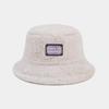Sombrero de pescador de tela con logo artístico retro de estilo japonés, sombrero para el sol sencillo y combinable de moda de estilo coreano, sombrero cálido para otoño e invierno