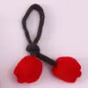 Accesorios de Tulipán de Lana Flores Dulce Fresca Decoración Bolsa de Flores Ropa Accesorios para el Cabello Cuerda de Corbata Accesorios Colgantes Accesorios
