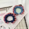 Sanrio Flor de Renda Intestino Grosso Cuidado com o Cabelo Faixa de Cabelo Fofa Desenho Animado Coração de Menina Pequeno Fresco Doce Anel de Intestino Alta Elasticidade