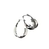 Pendientes Diseño de Nicho Anillo de Oreja de Alta Calidad Botón de Oreja Anillo de Oreja Pin de Plata Mobius Tachuelas Pendientes para Rostro Redondo Pendientes para Mujer Combinan con Todo