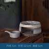 Estilo japonês vela de lama de rocha antiga aquecedor de chá quente cerâmica para fazer chá aquecedor de chá retrô base isolante para bule cerimônia do chá reserva