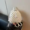 Mochila Doce de Coelhinho com Bolinhas Estilo Desenho Animado Japonês Transfronteiriça Novo Modelo 2026 Mochila Estilo Faculdade para Menina Estudante