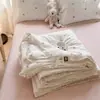 Colcha de Verão Refrescante Classe A, Borda de Algodão Lavado Puro, Colcha de Ar Condicionado, Colcha de Verão Lavável à Máquina, Núcleo Fino, Conjunto de Quatro Peças para Crianças