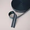 Fabricante de Cinta Jacquard de Nylon Imitación Personaliza con Logo Impresión por Transferencia Térmica de Poliéster Correas de Hombro para Mochilas, Bolsas, Ropa, Materiales para Zapatos y Accesorios
