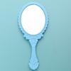 Casa Maquiagem Espelho Estilo Europeu Retro Dance Espelho Coreano Salão de Beleza Handle Espelho Estudante Dormitório Desktop Handheld Mirror