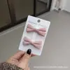 Grampo de Cabelo Original Doce para Meninas Crianças Estudantes Borda Colorida Mini Laço Pequeno Grampo para Franja Clipe Lateral Acessórios de Cabelo