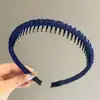 2025 Nova Faixa de Cabelo Dentada Antiderrapante Elegante Torção Trança Lavar o Rosto Pressão Cabelo Carimbo Artefato de Finalização de Cabelo Faixa de Cabelo Mulheres